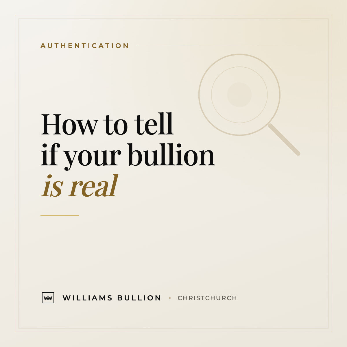 Pure Bullion guide cover: how to tell if your gold or silver bullion is real