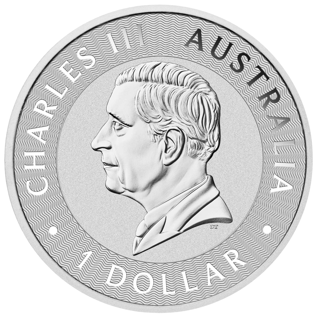 1oz Silver Bullion Round Australian Kangaroo (Random Years) .999 Fine Silver