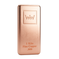 1kg Copper Bullion Bar .999 Fine Copper