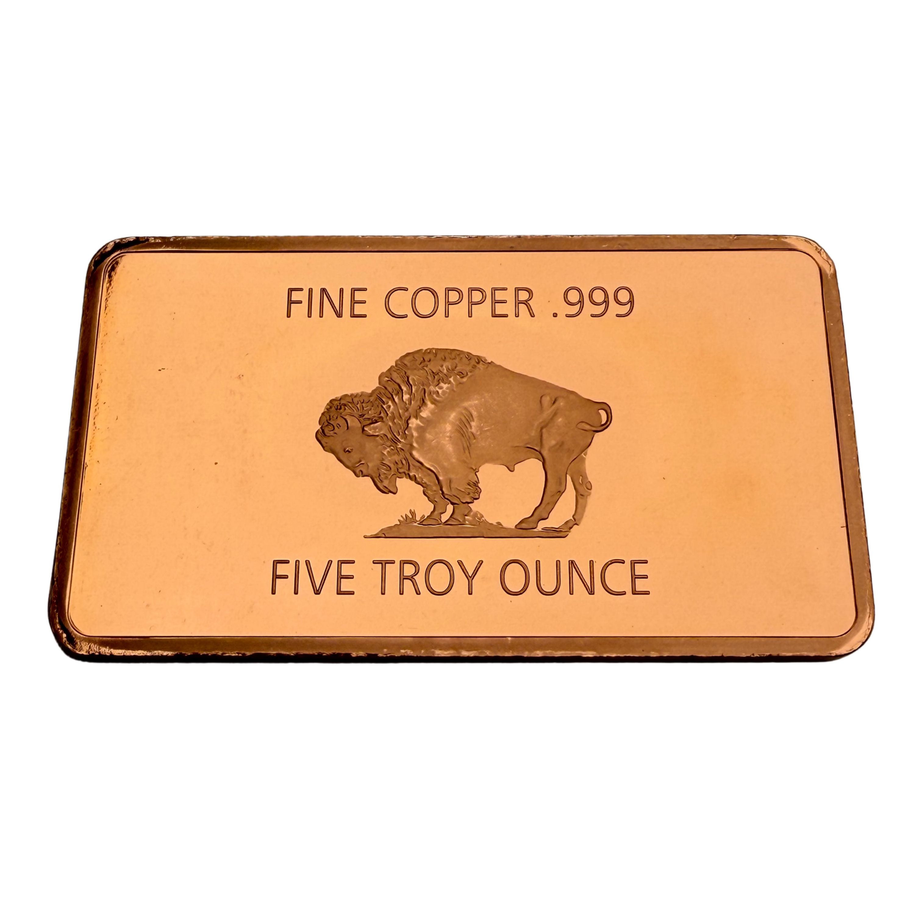 5oz Copper Bullion Bar .999 Fine Copper Pre Order, Shipped from 22nd June