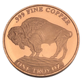 1oz Copper Round .999 Fine Copper