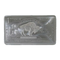 1 oz Titanium Bar - Buffalo Design