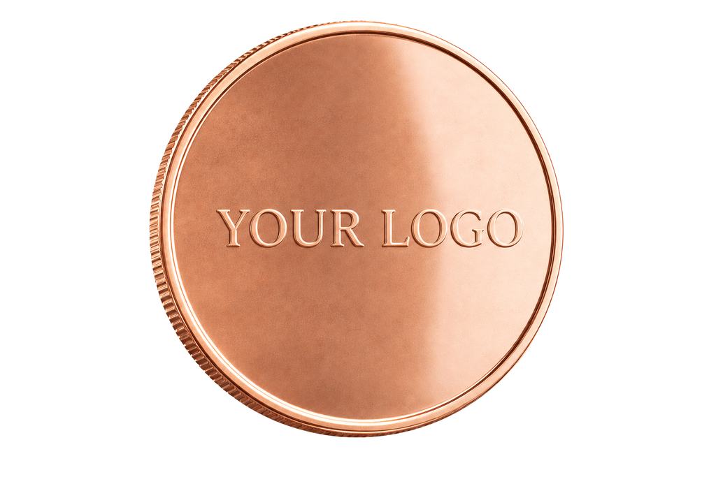1oz Copper Round Your Own Design